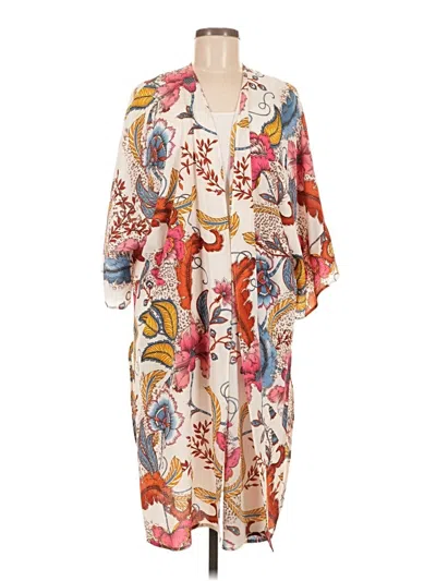 Pre-owned Bluheaven Kimono In White