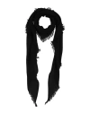 Blui Woman Scarf Black Size - Wool, Cashmere