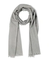 Blui Woman Scarf Grey Size - Merino Wool, Cashmere