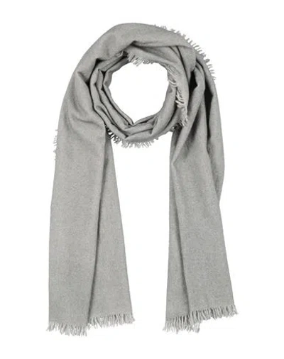 Blui Woman Scarf Grey Size - Merino Wool, Cashmere In Gray