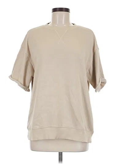 Pre-owned Bluivy 3/4 Sleeve T-shirt In Tan