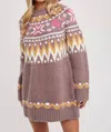 Bluivy Anna Sweater In Coco In Multi