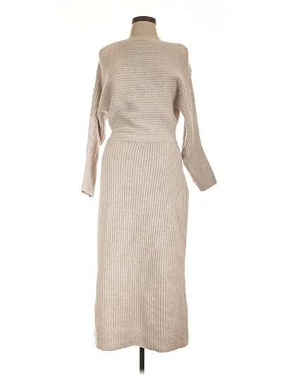 Pre-owned Bluivy Casual Dress In Tan