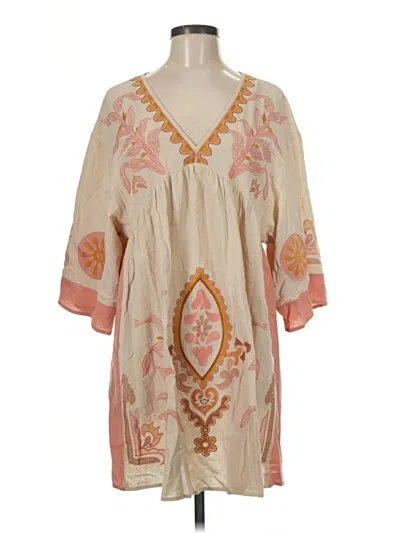 Bluivy Casual Dress In Tan