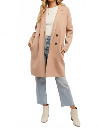 Bluivy Christen Coatigan In Tan In Multi
