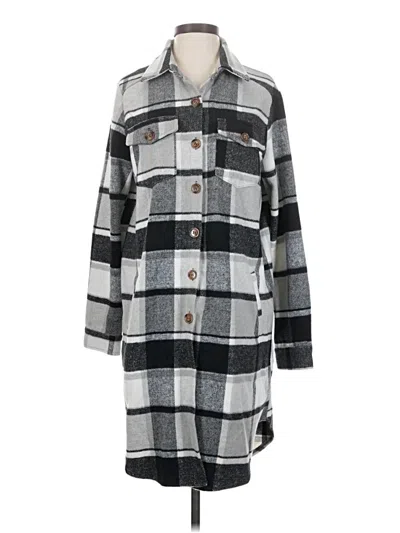 Pre-owned Bluivy Coat In Gray