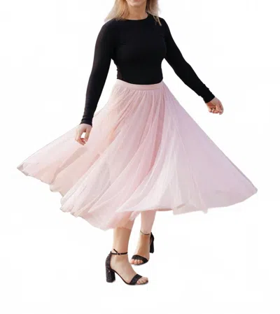 BLUIVY KATE MAXI SKIRT IN PINK