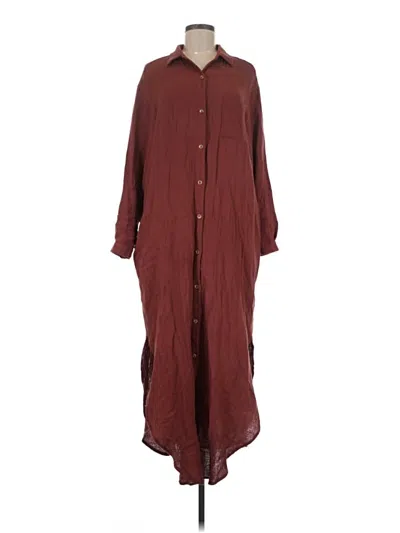 Pre-owned Bluivy Kimono In Burgundy