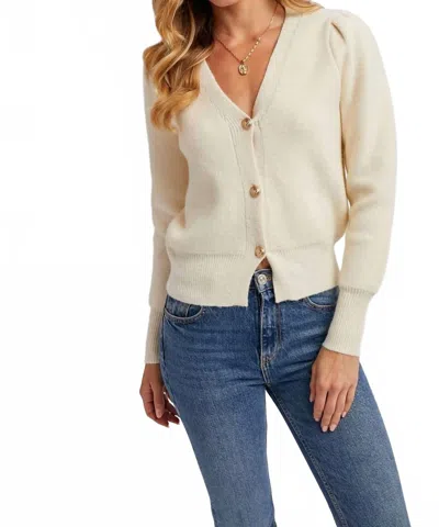 Bluivy Kolbe Cardigan In Ivory In Neutral