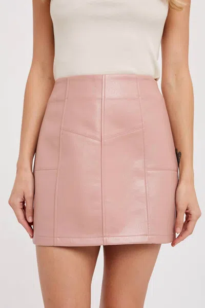 BLUIVY PONI SKIRT IN DUSTY PINK