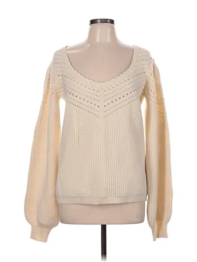 Pre-owned Bluivy Pullover Sweater In Ivory
