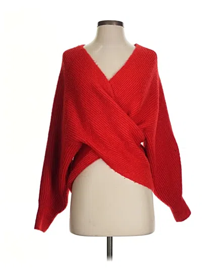 Pre-owned Bluivy Pullover Sweater In Red