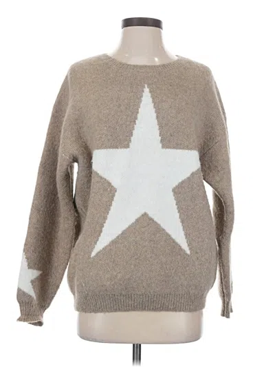 Pre-owned Bluivy Pullover Sweater In Tan