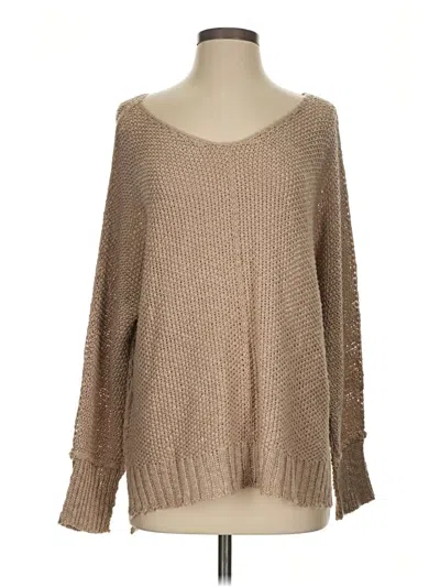 Pre-owned Bluivy Pullover Sweater In Tan