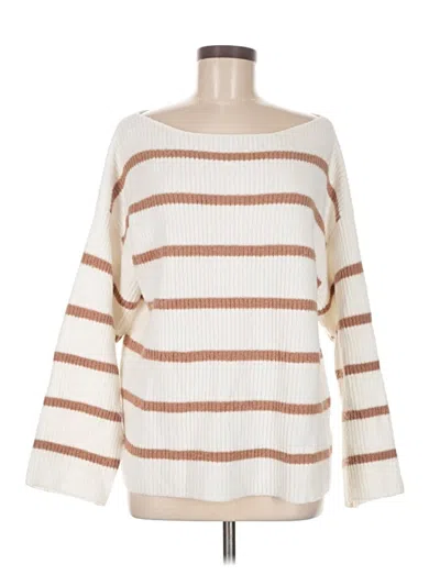 Pre-owned Bluivy Pullover Sweater In White