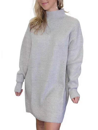 Bluivy Shelby Dres In Birch In Gray