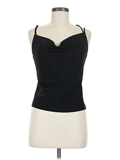 Pre-owned Bluivy Sleeveless Top Black Halter Neckline Tops