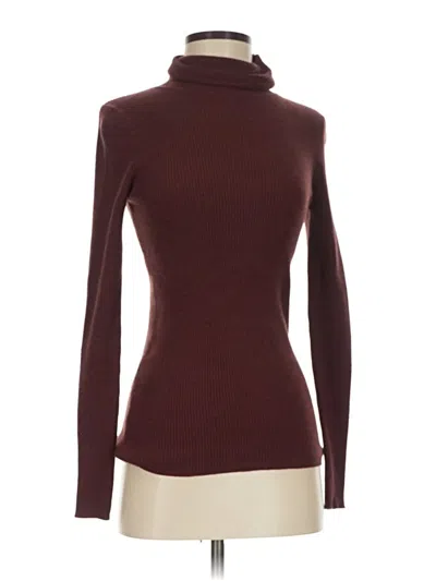 Pre-owned Bluivy Turtleneck Sweater In Burgundy