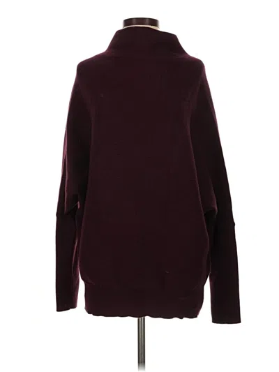 Pre-owned Bluivy Turtleneck Sweater In Burgundy