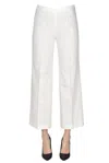 Blukey Cotton Trousers In White
