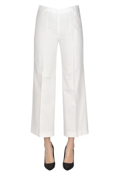 Blukey Cotton Trousers In White