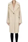 Blukey Oversized Coat In Neutral