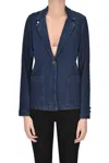 Blukey Stretch Denim Blazer In Denim