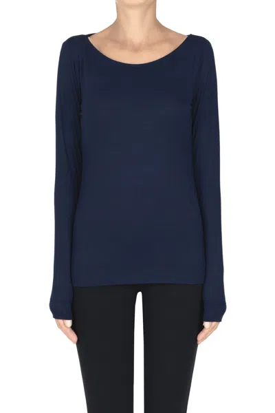 Blukey Viscose Jersey T-shirt In Blue