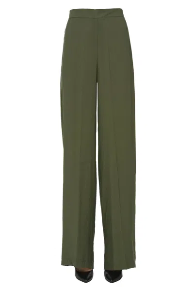 Blukey Wide Leg Trousers In Green