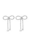 Blumarine Bow-motif Earrings In 银色