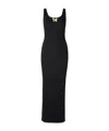 Blumarine Bow-detailed Maxi Dress In Black