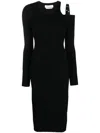 Blumarine Eyelet-embellished Cut-out Dress