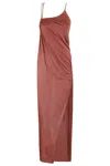 Blumarine Asymmetrical Jersey Crepe Dress