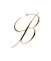 Blumarine Gold B Monogram Single Earring In Yellow
