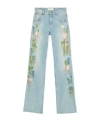 Blumarine Bead-tassel Jeans In Blue
