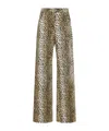 Blumarine Women Printed Boyfriend Jeans