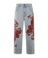 Blumarine Jeans Aquamarine In Gray