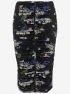 Blumarine Gonna In Tulle Stretch Stampato  Donna In Black