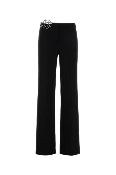 BLUMARINE BLACK CADY PANT