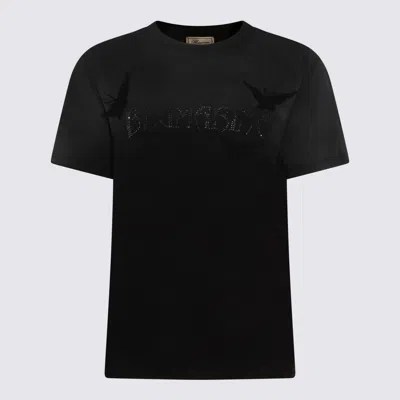 Blumarine Black Cotton T-shirt
