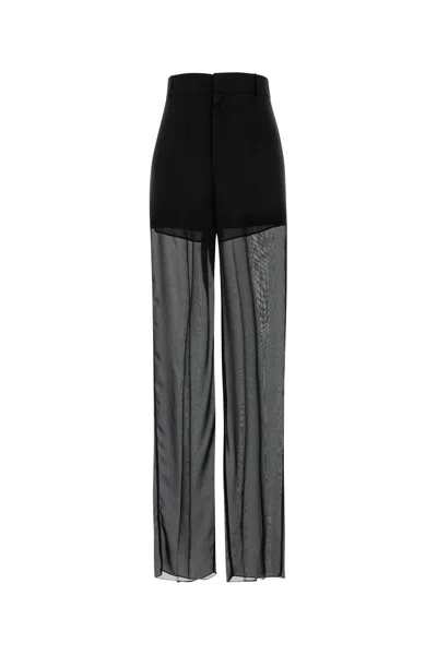 BLUMARINE PANTALONE IN CREPE NERO DONNA
