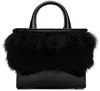 Blumarine Black Feather Bag In N0990 Black