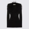 Blumarine Cardigan In Lana Nera Donna