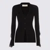 Blumarine Black Viscose Blend Cardigan In Black