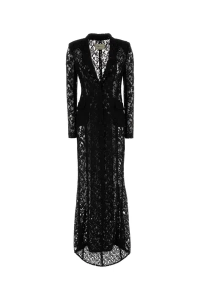 Blumarine Black Lace Blazer Dress