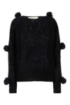 Blumarine Knitwear In Black Wool