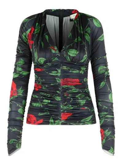 Blumarine Black Polyester Blouse