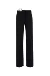 Blumarine Embr Cadi Crepe Pant 2p191b N0990 In Black
