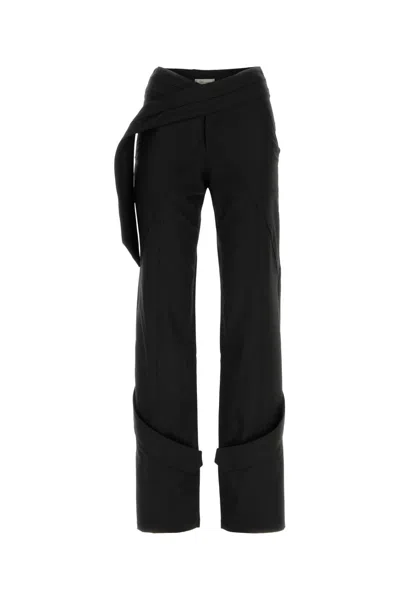 Blumarine Black Stretch Gabardine Pants