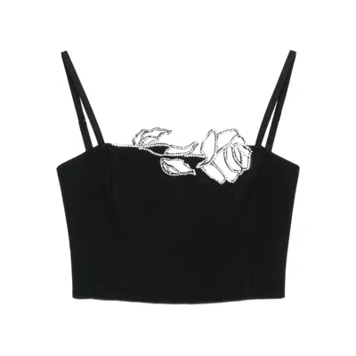 BLUMARINE BLUMARINE BLACK TOPS - BLOUSES WOMEN
